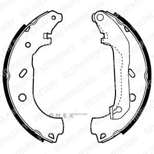 OEM BRAKE SHOE AXLE SET LS1940