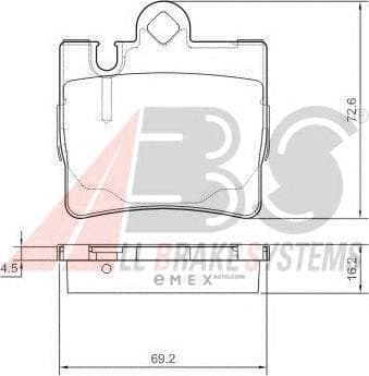 OEM PAD KIT, DISC BRAKE 37150