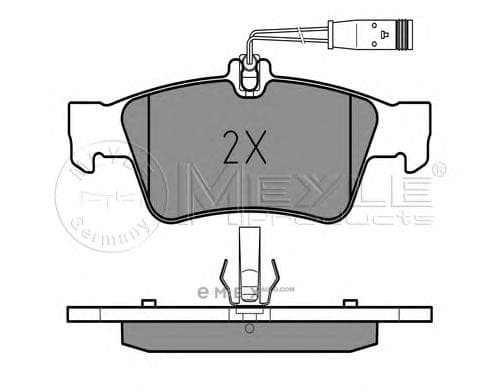 OEM PAD KIT, DISC BRAKE 0252333416