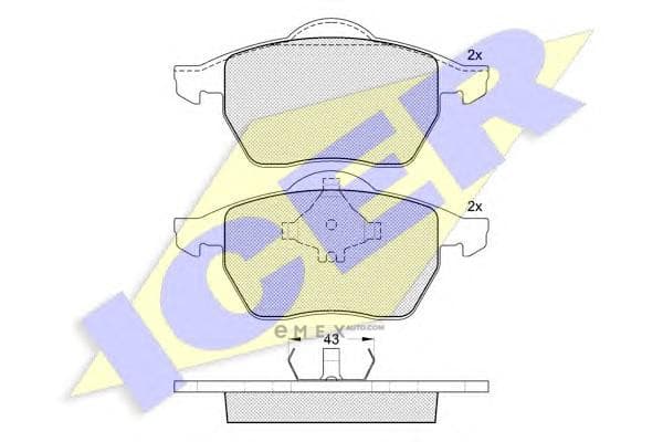 OEM BRAKE PAD GO 111 VE 92-98 181131