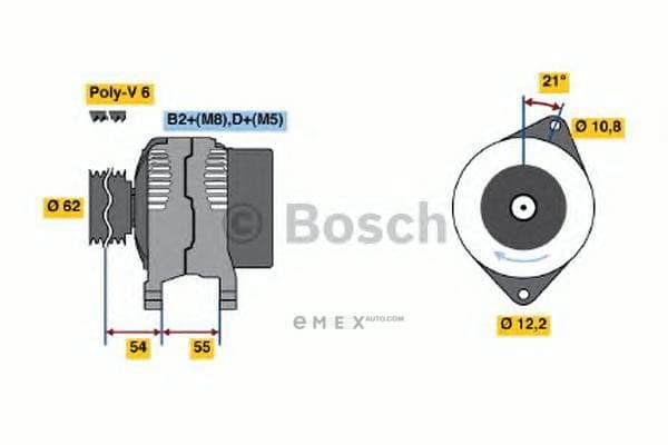 OEM DREHSTROMLICHTMASCHINE I.A. 0986042780