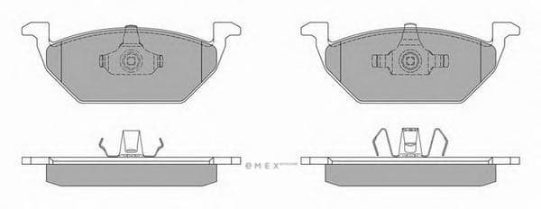 OEM BRAKE PAD SET/19.8MM/BORA/GOLF 7131