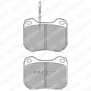 OEM BRAKE PAD AXLE SET LP108