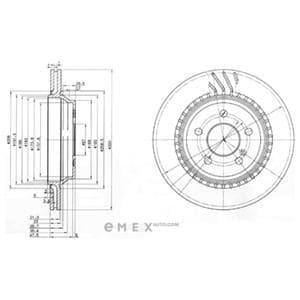 OEM BRAKE DISC (DOUBLE PACK) BG3726