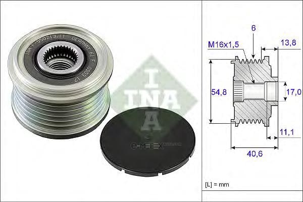 OEM ROTOR ASSY, ALTERNATOR 535010210