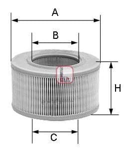 OEM FILTER ASSY, AIR ELEMENT S6102A