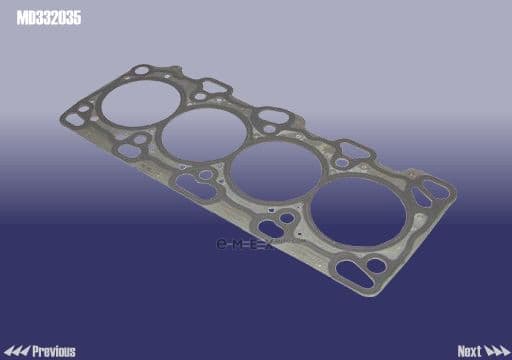 OEM GASKET, CYLINDER HEAD METAL MD332035