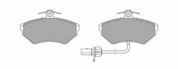 OEM BRAKE PAD SET-W/SNSR/19.4MM/A4 7002