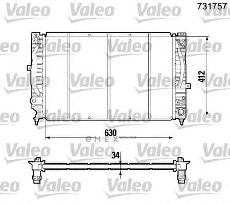 OEM RADIATOR 731757