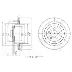 OEM BRAKE DISC (DOUBLE PACK) BG3931