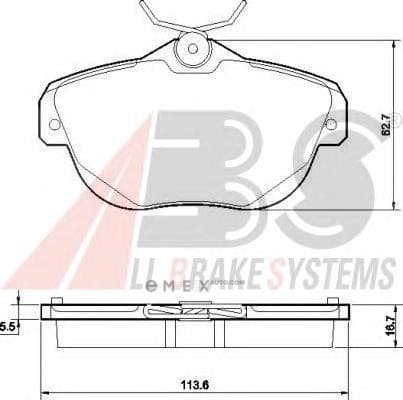 OEM Brake Pads/ABS 37539