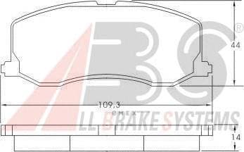 OEM Brake Pads/ABS 37017