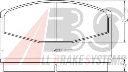 OEM PAD KIT, DISC BRAKE 36473