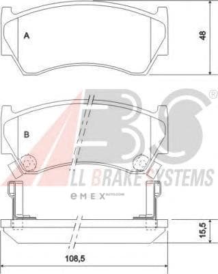 OEM Brake Pads/ABS 36955