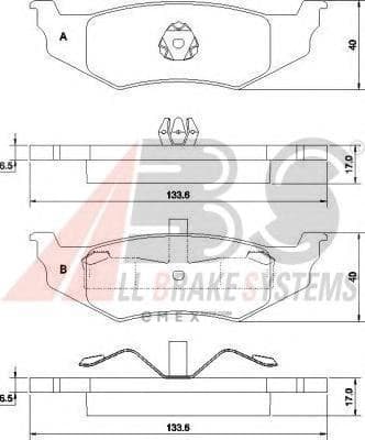 OEM Brake Pads/USA 38782