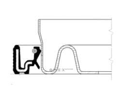 OEM SEAL KIT, CRANKSHAFT 20019546B