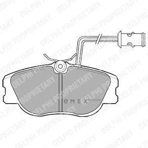 OEM BRAKE PAD AXLE SET LP598