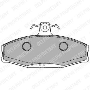 OEM BRAKE PAD AXLE SET LP1429