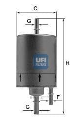 OEM FILTER ASSY, FUEL PUMP 3183000