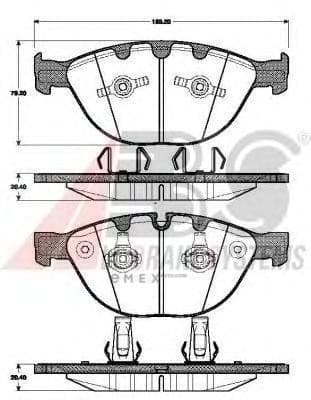 OEM Brake Pads/ABS 37463