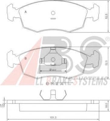 OEM Brake Pads/ABS 37292