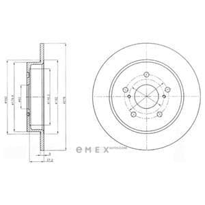 OEM BRAKE ROTOR BG4222