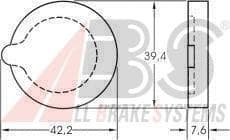 OEM PAD KIT, DISC BRAKE 36116