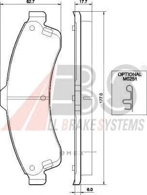 OEM Brake Pads/ABS 37626