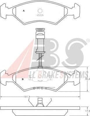 OEM Brake Pads/ABS 36459