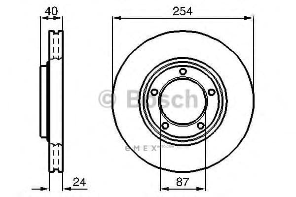 OEM BREMSSCHEIBE 0986478663