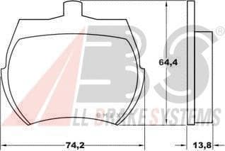 OEM Brake Pads/ABS 36011