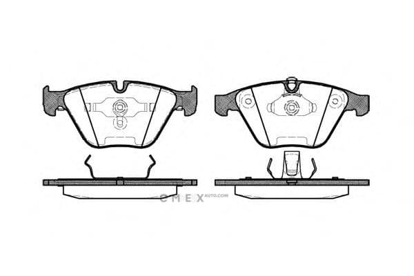 OEM Brake Pad Set, disc brake 085700