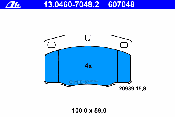 OEM BRAKE PAD 13046070482