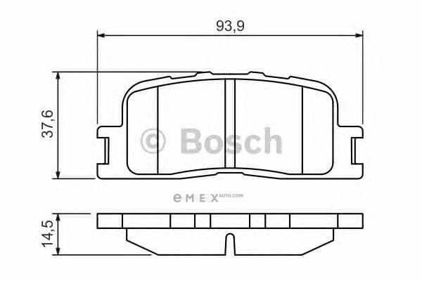 OEM Brake Lining 0986494359