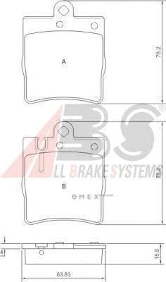 OEM Brake Pads/ABS 37022