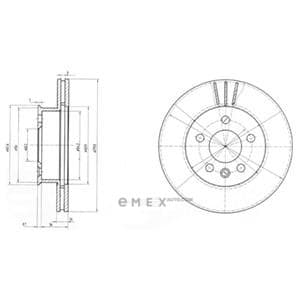 OEM BRAKE DISC (DOUBLE PACK) BG2717