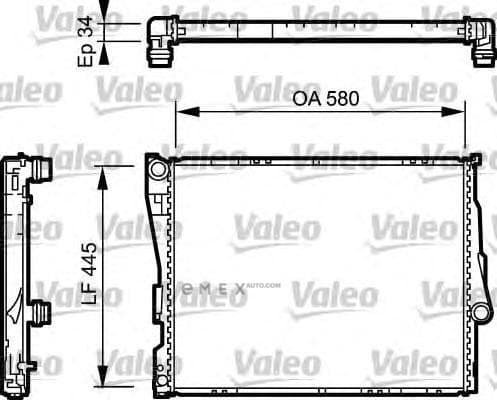 OEM RADIATOR ASSY, A/C 734276