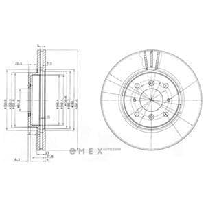 OEM BRAKE DISC (DOUBLE PACK) BG3589