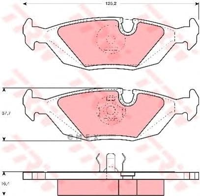 OEM PAD KIT, DISC BRAKE GDB299