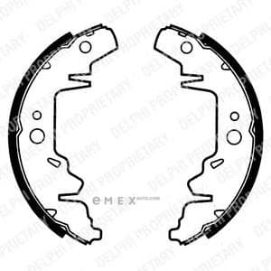 OEM BRAKE SHOE AXLE SET LS1814