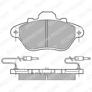 OEM BRAKE PAD AXLE SET LP654