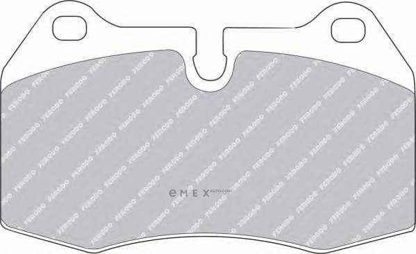 OEM PAD KIT, DISC BRAKE FDB998