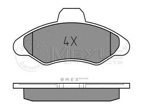 OEM DISC BRAKE PAD SET 0252117118