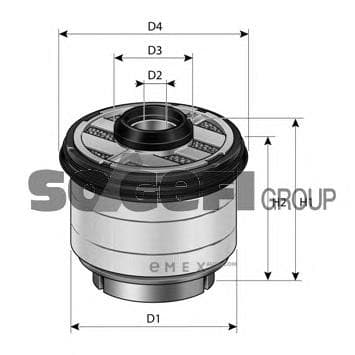 OEM FILTER ASSY, FUEL PUMP C823