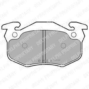 OEM BRAKE PAD AXLE SET LP836