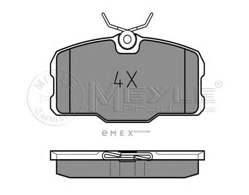 OEM DISC BRAKE PAD SET 0252075118