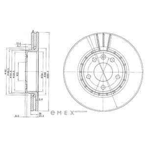 OEM BRAKE DISC (DOUBLE PACK) BG3768