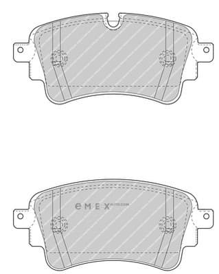 OEM PAD KIT, DISC BRAKE FDB4617