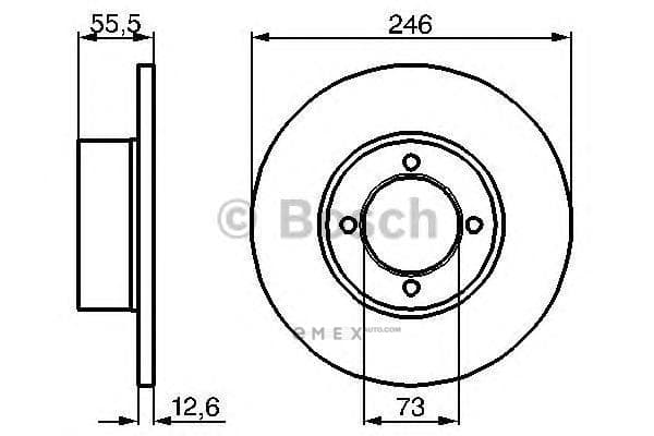 OEM BREMSSCHEIBE 0986478082