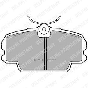 OEM BRAKE PAD AXLE SET LP455